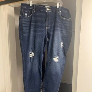 Lane Bryant Distressed Skinny Jeans Sz. 22